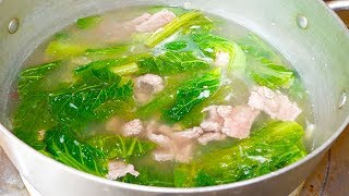 Daily RoutinesMaking Lettuce Soup With BeefHealthy Beef Soup Recipe [upl. by Conall110]