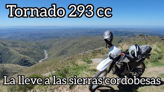 Honda Tornado XR 250 Cerro Linderos Champaquí El Durazno Cascadas de San Miguel de los Ríos Yacanto [upl. by Delores]