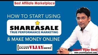 How to use ShareASale Affiliate Program amp Make Money online — Best Affiliate Program Hindi [upl. by Adlei]