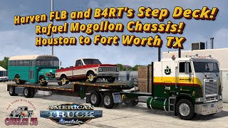 ATS  Harven FLB and B4RT Step Deck  Houston to Fort Worth [upl. by Gratia361]