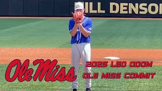 OLE MISS BASEBALL COMMIT🔒 2025 Leo Odom tops 90mph at 2D Southeast Cup [upl. by Yeoz]