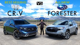 BEST CHOICE  2025 Subaru Forester vs 2025 Honda CRV Comparison [upl. by Hardie]