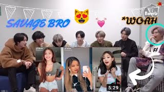 BTS reaction to Blackpink Jennie VIRAL Tiktok Compilation 2021 [upl. by Malca]