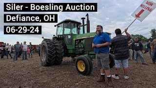 Results  John Deere 8630 4440 4040 4230 4020 Tractors  Auction Defiance OH 062924 [upl. by Nlocnil]