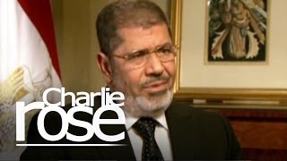 Mohamed Morsi President of Egypt  Charlie Rose [upl. by Melesa]