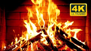 🔥 Cozy Fireplace 4K 12 HOURS Fireplace Ambience with Crackling Fire Sounds Fireplace Burning 4K [upl. by Alisia149]