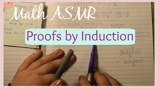 Math ASMR  Proofs by Induction [upl. by Amble901]