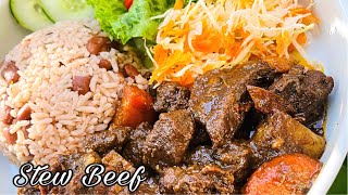 How to make Jamaican 🇯🇲style Brown stew Beef [upl. by Lisle]