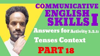 Lesson 18 Activity 321 Tenses Context [upl. by Eerihs]