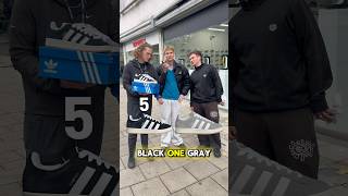 Black Adidas Campus or Grey Adidas Campus adidas publicinterview fashion [upl. by Yrrat]