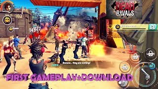 DEAD RIVALS ☆ ZOMBIE MMO FOR IOS FIRST GAMEPLAY ANDIOS GAMING [upl. by Airotkiv74]