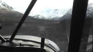 Alaskan Bush Flight into Woods River Hunting Camp  Midnight Sun Safaris Sept 2007 [upl. by Ateinotna]