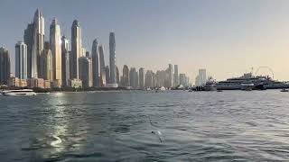 Yacht Cruising  Dubai Marina — Dubai UAE  HD [upl. by Kwan]