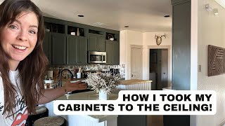 How I Took My Cabinets To The Ceiling [upl. by Solana]