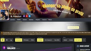 Comment changer sa photo de profil FORTNITE TRACKER [upl. by Bazil]