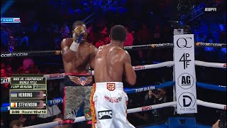 Shakur Stevenson STOPS Jamel Herring LIVE WATCH PARTY By Boxingego [upl. by Yhtorod]