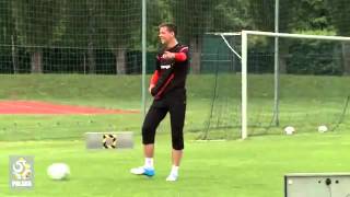 Wojciech Szczesny in training [upl. by Bernadene560]