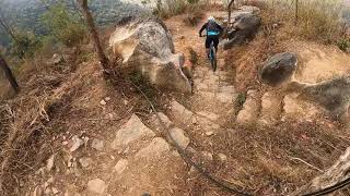 Nepal Mountain Bike  Riding with fastest rider of nepals  chris  naman nirav [upl. by Gabbi]