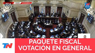 PAQUETE FISCAL LA VOTACIÓN EN GENERAL [upl. by Babbette]