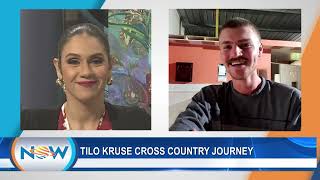 Tilo Kruse Continues Cross Country Journey [upl. by Lleuqram]