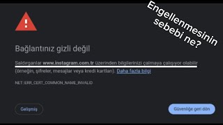 Instagram bağlantınız gizli değil hatası Instagramın engellenmesinin sebebi ne [upl. by Dorcas]