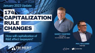 TAX 174 Capitalization Rule Changes  TriMerit [upl. by York578]