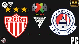 NECAXA VS SAN LUIS  LIGA MX FC 24 [upl. by Hukill350]