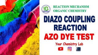 Diazo Coupling Reaction I Azo dye test I Organic chemistry [upl. by Brande632]