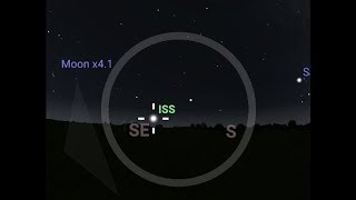 Observe the ISS with Stellarium Mobile PLUS [upl. by Ashien]