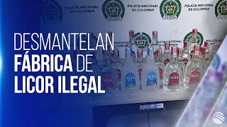 Desmantelan una de las fábricas más grandes de licor ilegal [upl. by Kristoforo697]