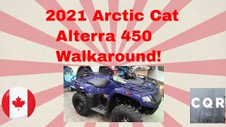 2021 Arctic Cat Alterra 450 Walkaround [upl. by Land]