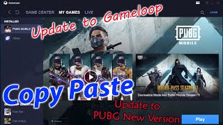 How to update PUBG without losing any data in Gameloop [upl. by Ynamrej825]