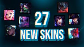 27 NEW SKINS That Coming Soon To League of Legends [upl. by Stillman]