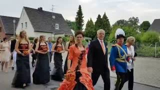 BlumenhornParade auf dem Schützenfest in Kapellen 2016 [upl. by Landes253]