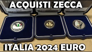 I Miei Acquisti dalla Zecca Italiana Euro 2024  2 Euro e 5 Euro Guardia di Finanza e Vespucci [upl. by Parrisch736]