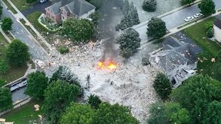 Video captures explosion and aftermath of Maryland home explosion [upl. by Risay562]