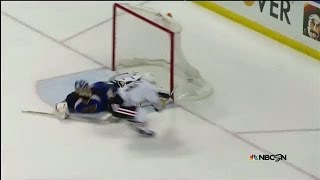 Toews goes backhand on breakaway for OT winner [upl. by Walke]