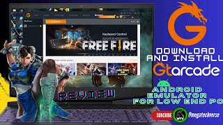 GtArcade Lite  New Emulator For Low End PC  2024 Best Android Emulator For PC For Free Fire HINDI [upl. by Anillehs]