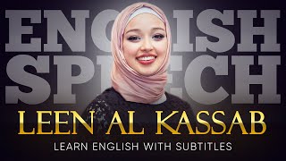 ENGLISH SPEECH  LEEN AL KASSAB Breaking Stereotypes English Subtitles [upl. by Idroj]