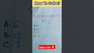 A Nice Algebra Problem maths algebra shorts short yt [upl. by Atte]