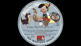 Jiminy Cricket And Chorus  Give A Little Whistle [upl. by Matias]