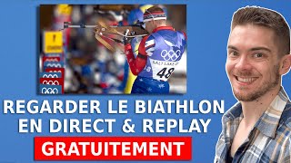 Regarder le Biathlon en direct et en replay gratuitement et légalement sur internet [upl. by Demetria]