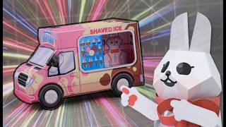 i made a paper icecream truck [upl. by Aydan]