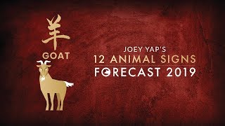 2019 Animal Sign Forecast GOAT Joey Yap [upl. by Aitnwahs]