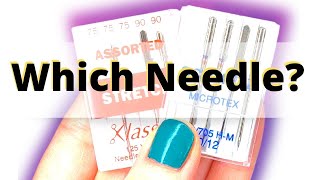 Sewing Machine Needles Explained  Help choosing needles for sewing [upl. by Charmine]