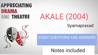 Akale paragraph essay questions and answerscalicutuniversity exampreparation [upl. by Enetsirhc]