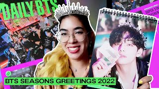 UNBOXING BTS SEASONS GREETINGS 2022 Precios envios poster set photocards review Español [upl. by Vigor]