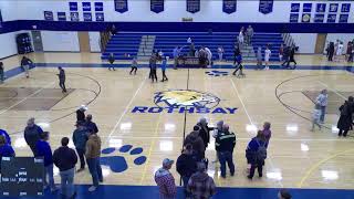 Rothsay High School vs Hancock High School Varsity Mens Basketball [upl. by Aillimat]