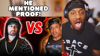 HE MENTIONED PROOF YUP HE FINISHED  Benzino  Vulturius Eminem Diss REACTION [upl. by Nosylla]