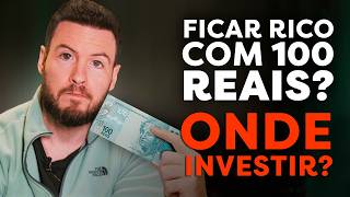 COMO FICAR RICO INVESTINDO POUCO DINHEIRO  1º MILHÃO COM 100 REAIS [upl. by Sondra]